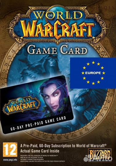 World of Warcraft, Time card / карта оплаты