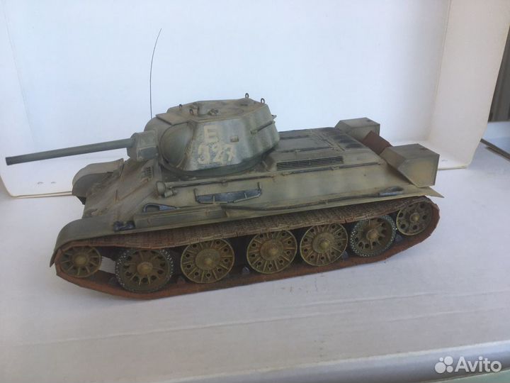 Модель танка Т34/76 в масштабе 1/35