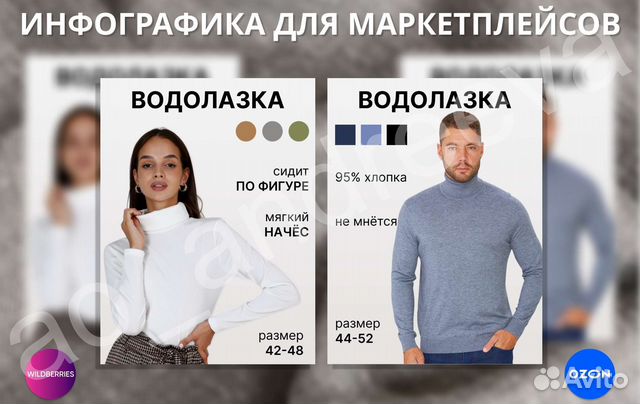 Инфографика для маркетплейсов