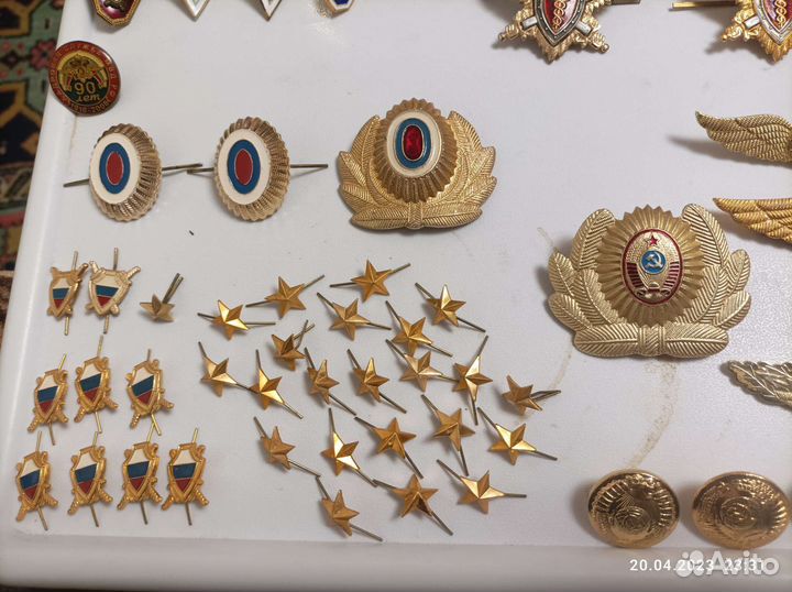 Знаки отличия, эмблемы, петлицы, погоны СССР