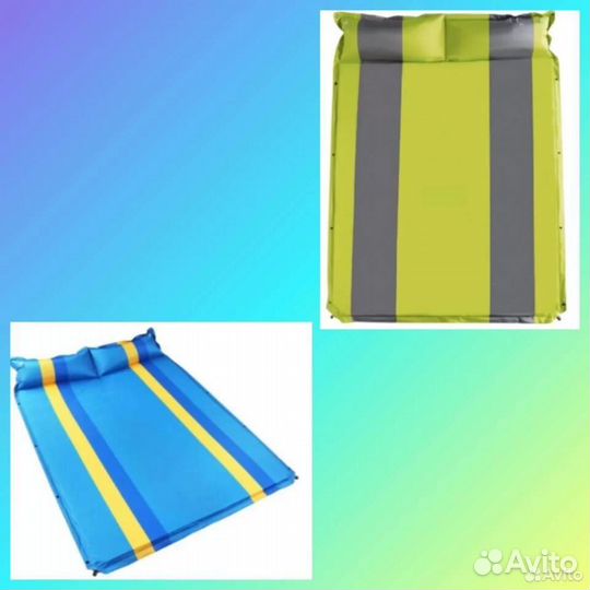 Туристический матрас коврик самонадувной