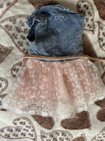 Платье на девочку рост 74-80