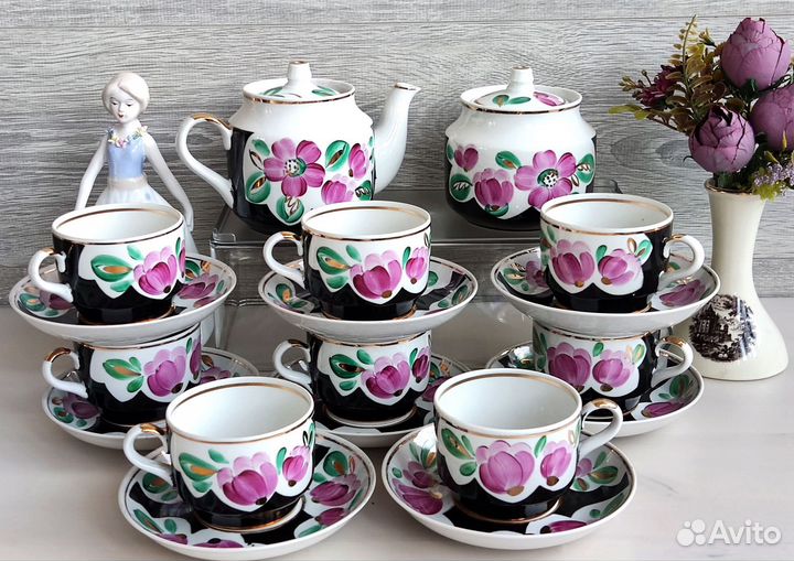 Чайный сервиз вербилки СССР