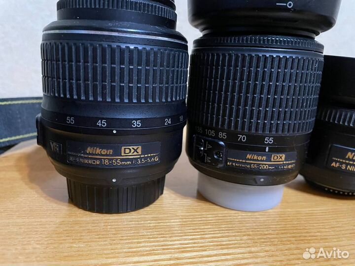 Супер Набор фотоаппарат nikon d3100+ объективы