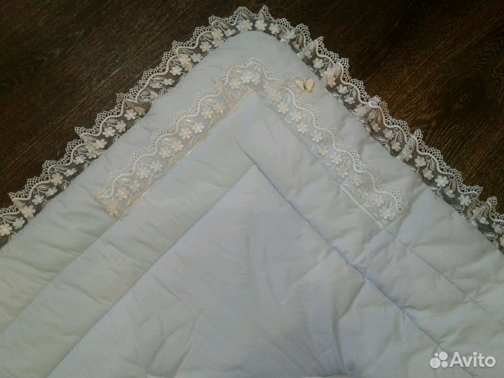 Конверт-одеяло на выписку. Весна-лето-осень