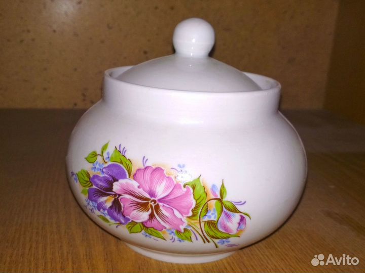 Сервиз чайный 15 предметов. Дулёво. 1995 г