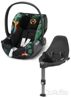 Автокресло 0+ cybex i-size Birds Paradise + база