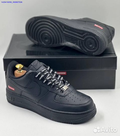 Кроссовки Nike Air Force 1 Low & Supreme (Арт.32093)