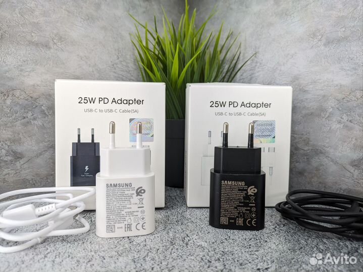Адаптер питания Samsung 25 вт type-c разъем