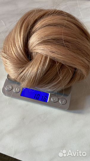 Натуральные волосы на заколках