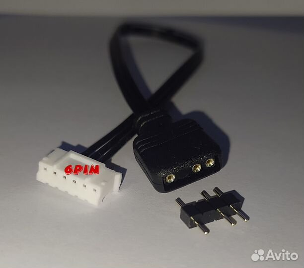 Переходник Кабель argb 3pin - 6pin