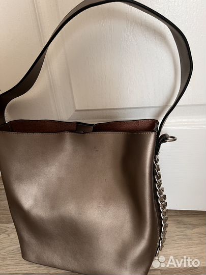 Сумка кожаная снежная королева