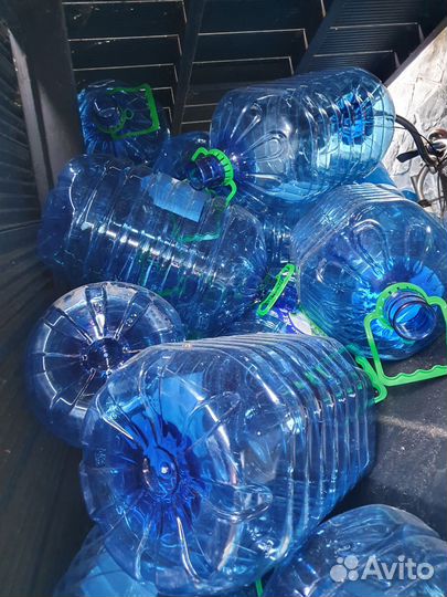 Пластиковые баклашки 20 л (50шт.) с пробками