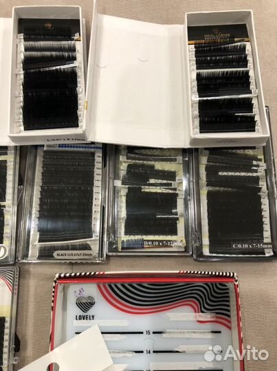 Материалы ресницы для наращивания