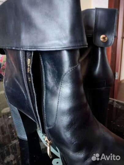 Ботильоны женские натуральная кожа