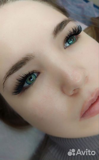 Наращивание ресниц,оформление/ламинирование бровей