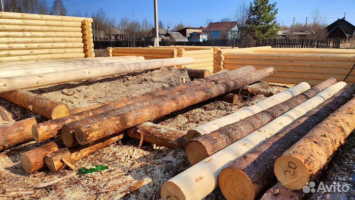 Баня 6 на 5 под крышу или под ключ. Ручная рубка