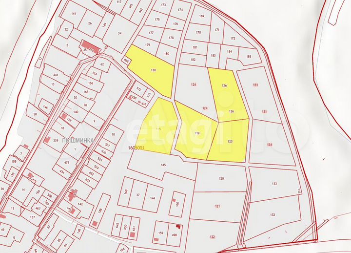 Участок 68,6 сот. (личное подсобное хозяйство (лпх))