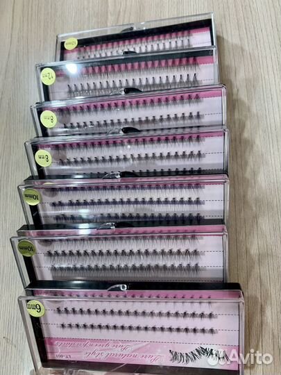 Реснички пучковые накладные