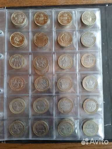 Продаю коллекцию монет 2 фунта Великобритании