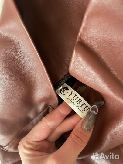 Кожаная юбка