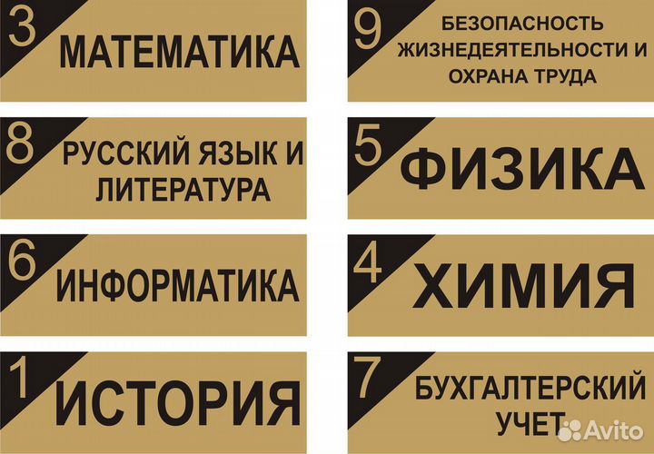 Адресные таблички