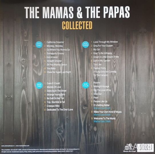 Винил The Mamas & The Papas – Collected (2LP)