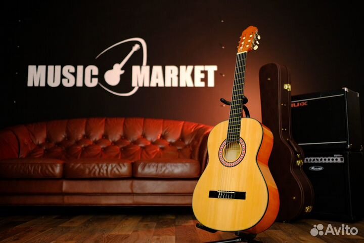 Классическая гитара 4/4 Homage LC-39 + Комплект