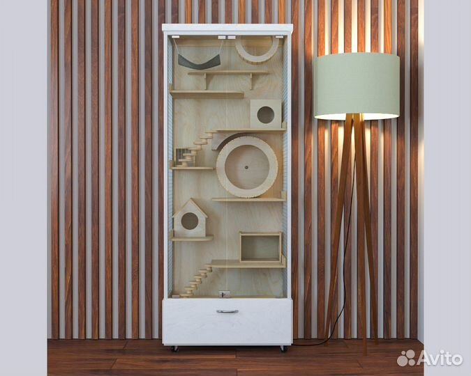 Витрина для Шиншиллы Дегу Клетка Дом грызунов