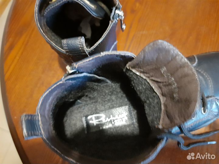 Полуботинки натуральная кожа -respect