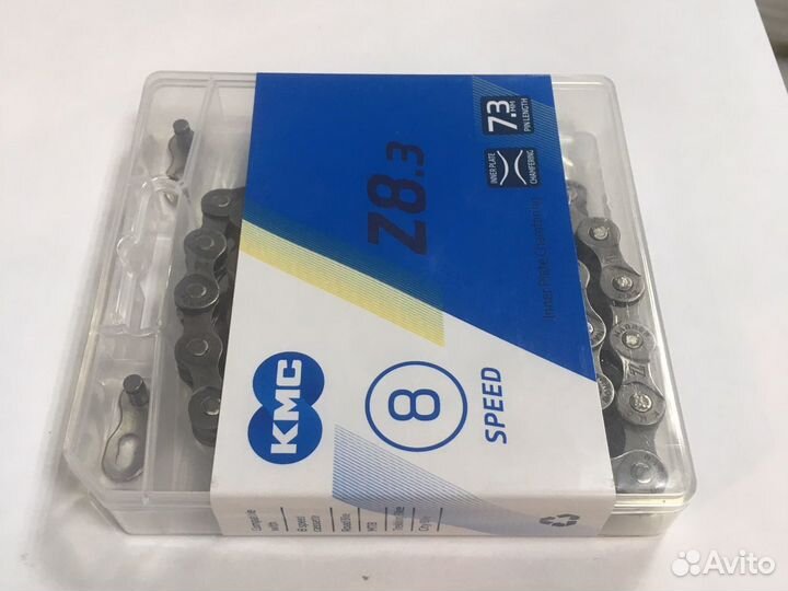 Цепь кмс модель z8.3 на 116 звеньев 8 скоростей