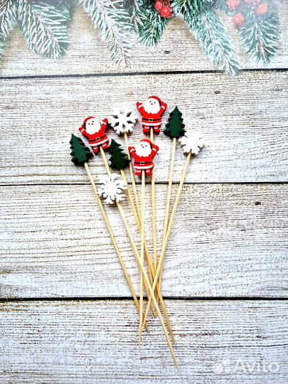 Новогодние шпажки