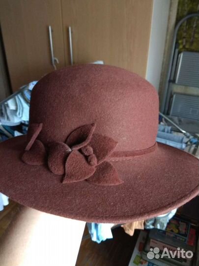 Шляпа фетровая женская из Чехии