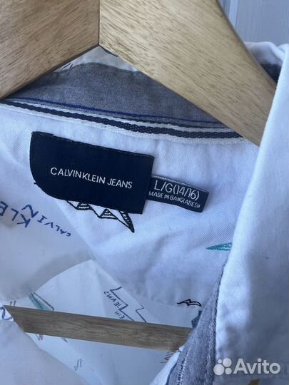 Рубашка хлопковая Calvin Klein