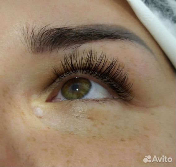 Наращивание ресниц/оформление бровей