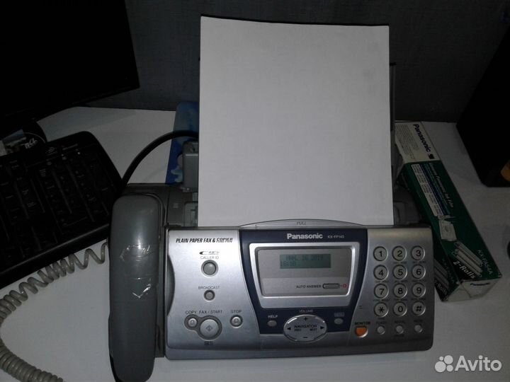 Факс телефон панасоник на лист А4 (обмен доставка)