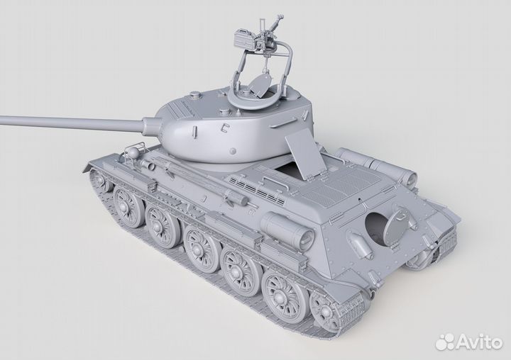 Модель из смолы T34-85 1/35