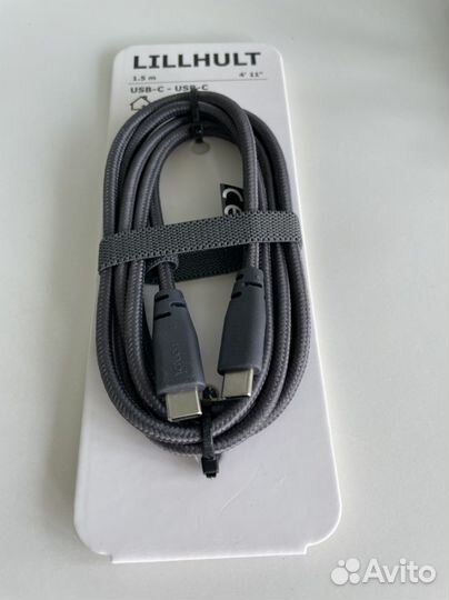 Икея Кабель с разъемом USB-C лилльхульт