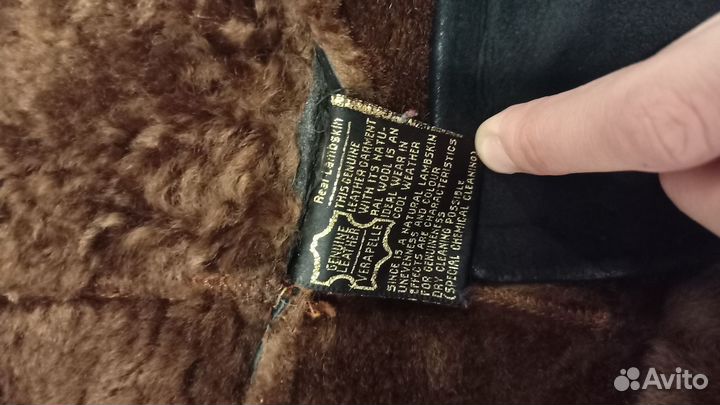 Дубленка shearling XL
