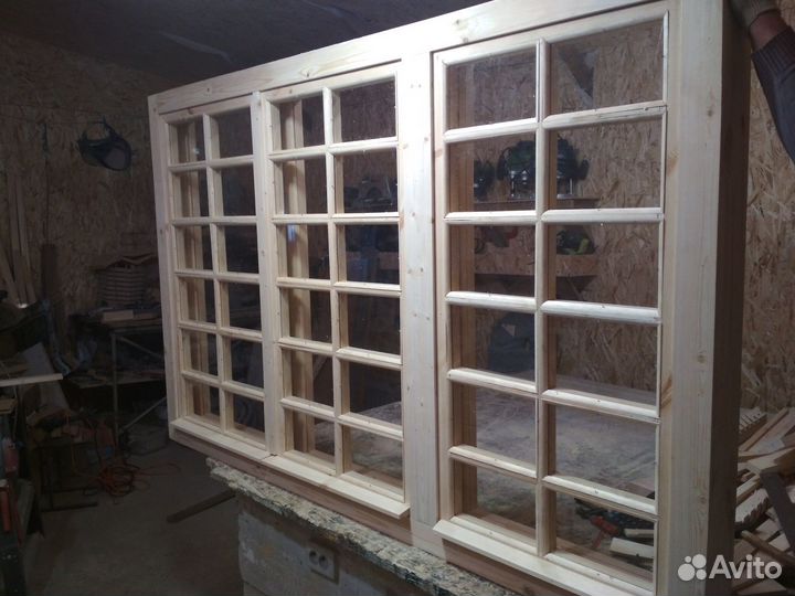 Окна деревянные