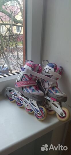 Роликовые коньки детские раздвижные