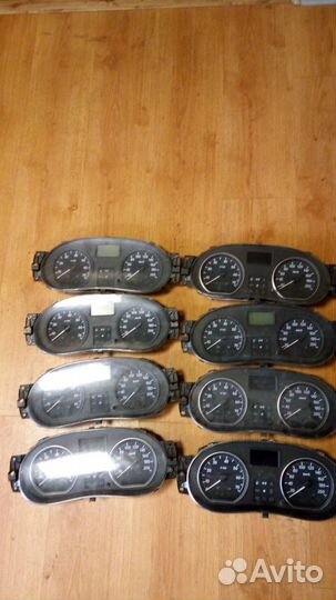 Щитки приборов рено Логан