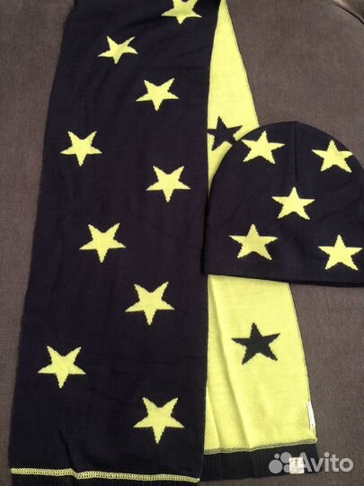 Molo комплект шапка, шарф двухсторонний