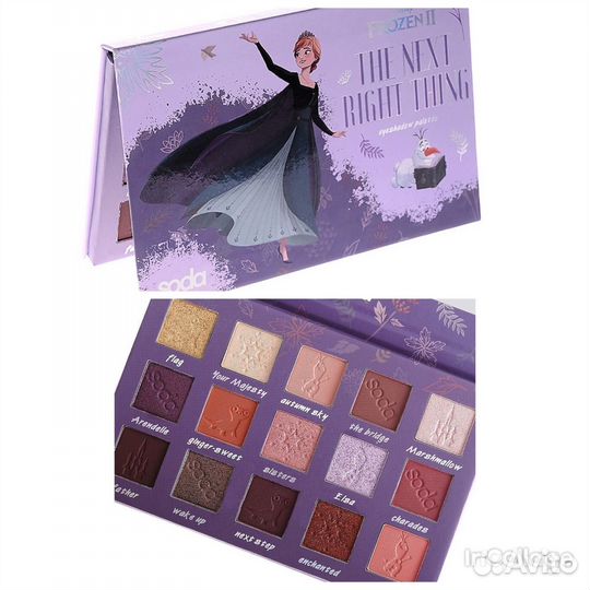 Палетки с тенями Soda Лэтуаль Unicorns