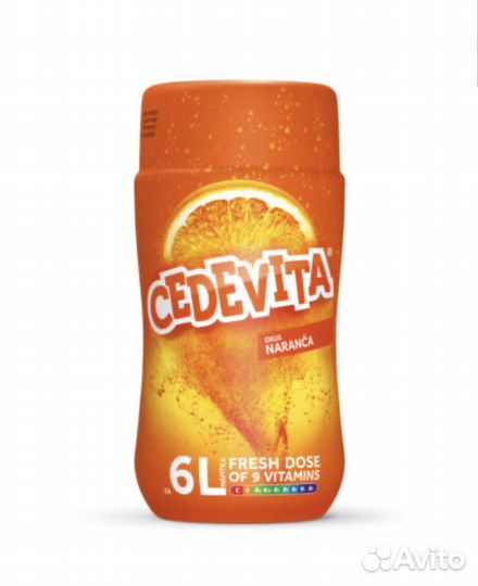 Быстрорастворимый витаминный напиток cedevita