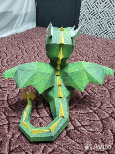 Продам ручную работу из бумаги дракона