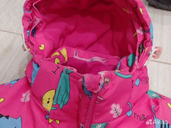 Зимний костюм для девочки 98