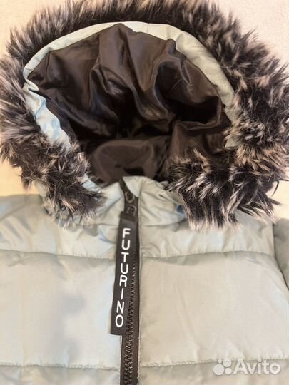 Новый детский пуховик,134-140см