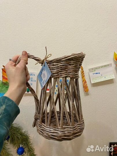 Корзинки из бумажной лозы