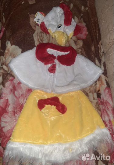 Новогодний костюм курочки-122 размер